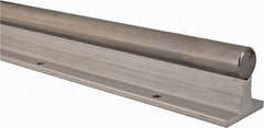 Thomson Industries - 1" Shaft Diam, 2.13" Base Width, Steel Shaft, Aluminum Rail, Round Shaft Assemblies - 24" Long, 1/2" Neck Width - Eagle Tool & Supply