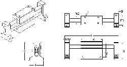 Thomson Industries - Manually Driven Linear Motion System - 24" Long x 4" Wide - Eagle Tool & Supply