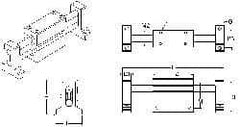 Thomson Industries - Manually Driven Linear Motion System - 36" Long x 3" Wide - Eagle Tool & Supply