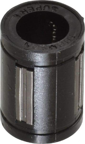 Thomson Industries - 3/8" ID, 100 Lb Dynamic Load Capacity, Closed Linear Bearing - 5/8" OD - Eagle Tool & Supply