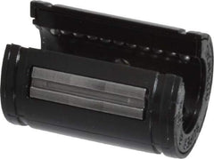Thomson Industries - 1/2" ID, 180 Lb Dynamic Load Capacity, Open Linear Bearing - 7/8" OD - Eagle Tool & Supply
