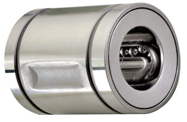 Thomson Industries - 2" Inside Diam, 1,100 Lbs. Dynamic Capacity, Open Linear Bearing - Eagle Tool & Supply