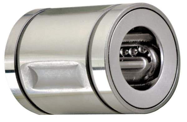 Thomson Industries - 5/8" Inside Diam, 150 Lbs. Dynamic Capacity, Open Linear Bearing - Eagle Tool & Supply