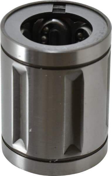 Thomson Industries - 1-1/4" ID, 520 Lb Dynamic Load Capacity, Closed Linear Bearing - 2" OD - Eagle Tool & Supply