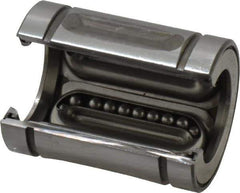 Thomson Industries - 3/4" Inside Diam, 200 Lbs. Dynamic Capacity, Open Linear Bearing - Eagle Tool & Supply