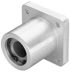 Thomson Industries - 1-3/4" Inside Diam, 600/1200 Lbs. Dynamic Capacity, Single Flanged Pillow Block Linear Bearing - 2.38" Overall Width - Eagle Tool & Supply