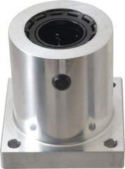 Thomson Industries - 2.13" Inside Diam, 1050/2100 Lbs. Dynamic Capacity, Single Flanged Pillow Block Linear Bearing - 2-3/4" Overall Width - Eagle Tool & Supply