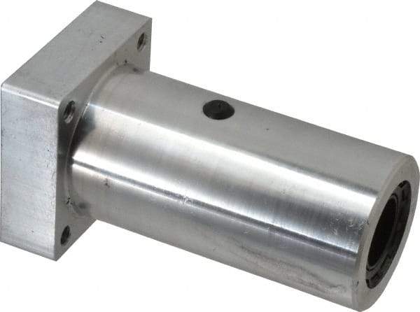 Thomson Industries - 1" Inside Diam, 1900/3800 Lbs. Dynamic Capacity, Twin Flanged Pillow Block Linear Bearing - 2-3/4" Overall Width - Eagle Tool & Supply