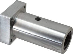 Thomson Industries - 1" Inside Diam, 1900/3800 Lbs. Dynamic Capacity, Twin Flanged Pillow Block Linear Bearing - 2-3/4" Overall Width - Eagle Tool & Supply