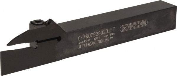 Seco - CFZR, Right Hand Cut, 3/4" Shank Height x 3/4" Shank Width, Indexable Turning Toolholder - 6" OAL, LC.. 2802.. Insert Compatibility, Series Multi-Directional Turning (MDT) - Eagle Tool & Supply