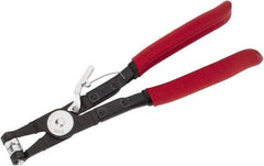 Mag-Mate - 9" OAL, Hose Clamp Pliers - Straight Jaw, Vinyl Coated Handles - Eagle Tool & Supply