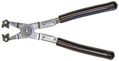 Mag-Mate - 9" OAL, Click Style Hose Clamp Pliers - Straight Jaw, Vinyl Coated Handles - Eagle Tool & Supply