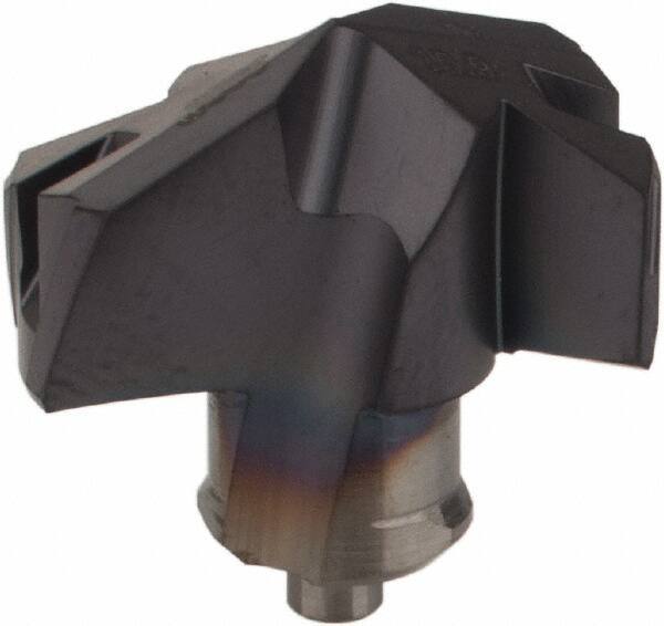 Iscar - Series ICP-2M, 0.626" Diam Grade IC908 140° Replaceable Drill Tip - Carbide, TiAlN Finish, 15 Seat Size, Through Coolant - Eagle Tool & Supply