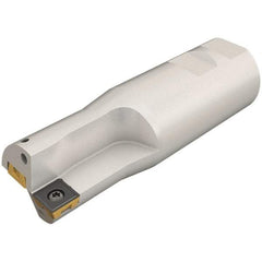 Iscar - 1.63" Max Drill Depth, 1xD, 1-5/8" Diam, Indexable Insert Drill - 2 Inserts, 1-1/2" Shank Diam, Straight Shank - Eagle Tool & Supply