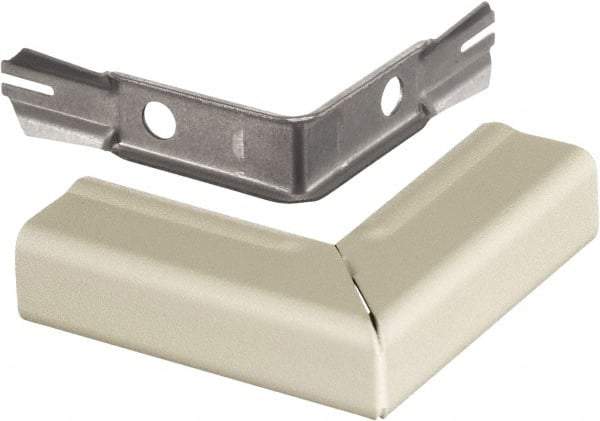 Hubbell Wiring Device-Kellems - 2.59 Inch Long x 0.9 Inch Wide x 2.59 Inch High, Raceway Elbow End - Ivory, For Use with HBL500 Series Raceways and HBL750 Series Raceways - Eagle Tool & Supply