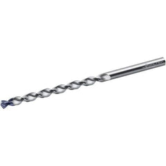 Walter-Titex - 12mm, 130° Point, Parabolic Flute, Cobalt Taper Length Drill Bit - Tinal Point Finish, 134mm Flute Length, 205mm OAL, Series A1549TFP - Eagle Tool & Supply