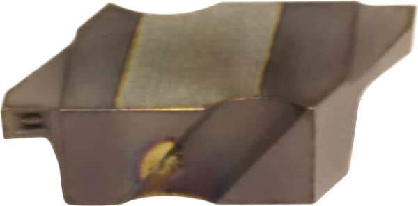 Sumitomo - 2078SG CB Grade EH520V, 0.078" Cutting Width Carbide Grooving Insert - 0.11" Max Depth of Cut, Neutral, TiAlN Finish - Eagle Tool & Supply