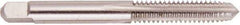 Regal Cutting Tools - 3/4-16 UNF 2B 4 Flute Bright Finish High Speed Steel Straight Flute Standard Hand Tap - Plug, Left Hand Thread, 4-1/4" OAL, 2" Thread Length, H5 Limit, Oversize - Eagle Tool & Supply