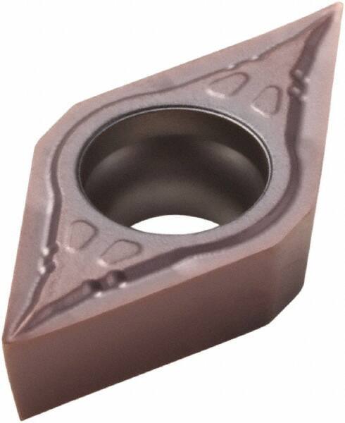 Seco - DCMT21.51 F1 Grade TP1030 Cermet Turning Insert - Uncoated, 55° Diamond, 1/4" Inscr Circle, 3/32" Thick, 1/64" Corner Radius - Eagle Tool & Supply
