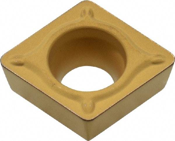 Sumitomo - CPMT32.52 ESU Grade AC820P Carbide Turning Insert - 80° Diamond, 3/8" Inscr Circle, 5/32" Thick, 1/32" Corner Radius - Eagle Tool & Supply
