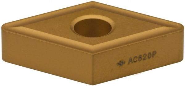 Sumitomo - DNMG432 ENZ Grade AC820P Carbide Turning Insert - 55° Diamond, 1/2" Inscr Circle, 3/16" Thick, 1/32" Corner Radius - Eagle Tool & Supply