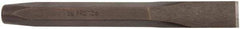 Proto - 5-1/8" OAL x 5/16" Blade Width Cold Chisel - 5/16" Tip, 1/4" Stock, Steel Handle - Eagle Tool & Supply