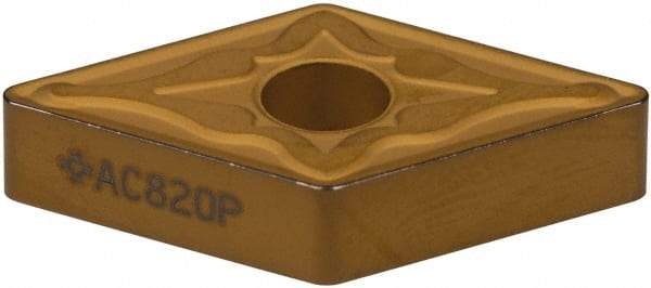 Sumitomo - SCMT32.51 ENK Grade AC830P Carbide Turning Insert - 90° Square, 3/8" Inscr Circle, 5/32" Thick, 1/64" Corner Radius - Eagle Tool & Supply