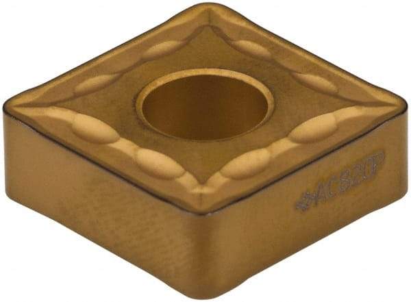 Sumitomo - SNMG543 EMU Grade AC820P Carbide Turning Insert - 90° Square, 5/8" Inscr Circle, 1/4" Thick, 3/64" Corner Radius - Eagle Tool & Supply
