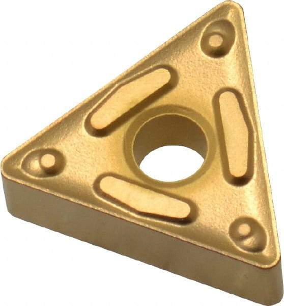 Sumitomo - TNMG332 ENG Grade AC830P Carbide Turning Insert - 60° Triangle, 3/8" Inscr Circle, 3/16" Thick, 1/32" Corner Radius - Eagle Tool & Supply