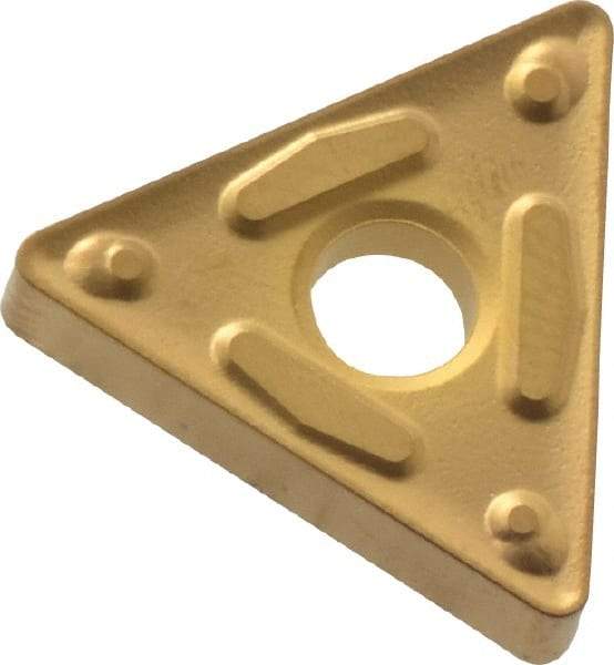 Sumitomo - TNMG322 ENG Grade AC830P Carbide Turning Insert - 60° Triangle, 3/8" Inscr Circle, 1/8" Thick, 1/32" Corner Radius - Eagle Tool & Supply