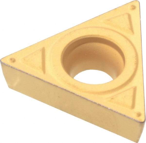 Sumitomo - TCMT32.51 ENK Grade AC820P Carbide Turning Insert - 60° Triangle, 3/8" Inscr Circle, 5/32" Thick, 1/64" Corner Radius - Eagle Tool & Supply