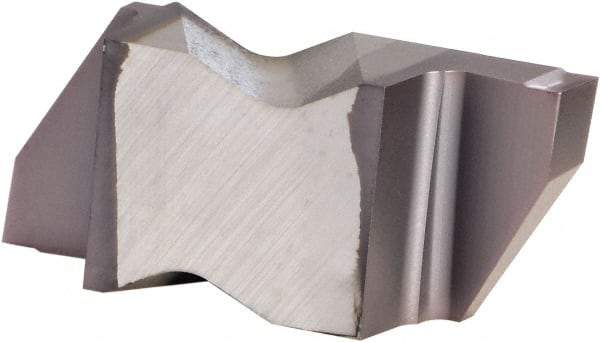 Kennametal - 3094NG K Grade KCU25, 2.39mm Cutting Width Carbide Grooving Insert - 3.81mm Max Depth of Cut, Right Hand, 0.19mm Corner Radius, AlTiN Finish - Eagle Tool & Supply