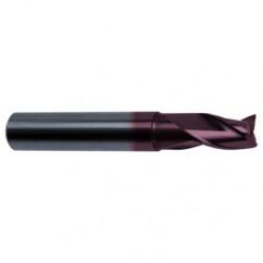3mm Dia. x 50mm Overall Length 3-Flute Square End Solid Carbide SE End Mill-Round Shank-Center Cut-Firex - Eagle Tool & Supply