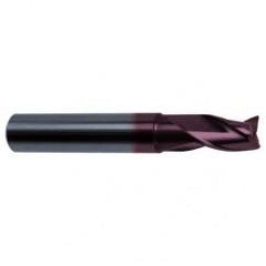 3mm Dia. x 50mm Overall Length 3-Flute Square End Solid Carbide SE End Mill-Round Shank-Center Cut-Firex - Eagle Tool & Supply