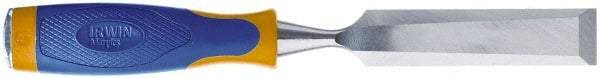 Irwin - 4-3/4" OAL x 1-1/2" Blade Width Wood Chisel - ProTouch Handle - Eagle Tool & Supply