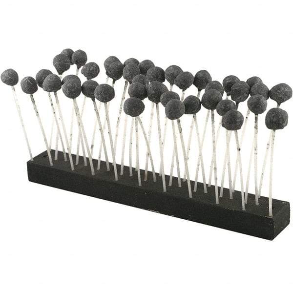 Brush Research Mfg. - 5-5/8" Bore Diam, 80 Grit, Boron Carbide Flexible Hone - Coarse, 9-1/2" OAL - Eagle Tool & Supply