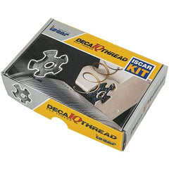 Iscar - 12-11-525T6.5LPGIR Grade IC907, 5mm Cutting Width Carbide Grooving Insert - 6mm Max Depth of Cut, Right Hand, 2.5mm Corner Radius, TiAlN/TiN Finish - Eagle Tool & Supply