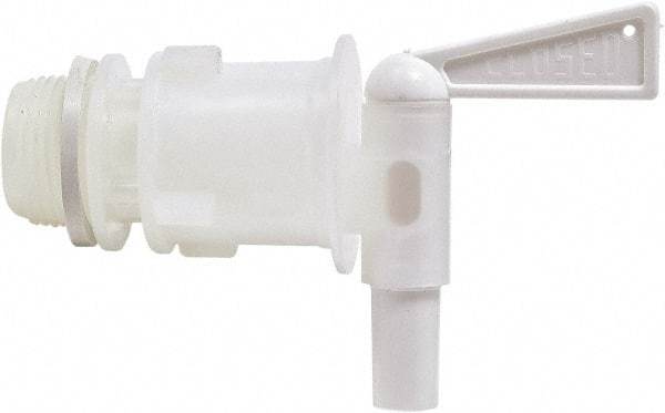 Dynalon Labware - Spigot - Polyethylene, White, 2.4" Diam - Eagle Tool & Supply