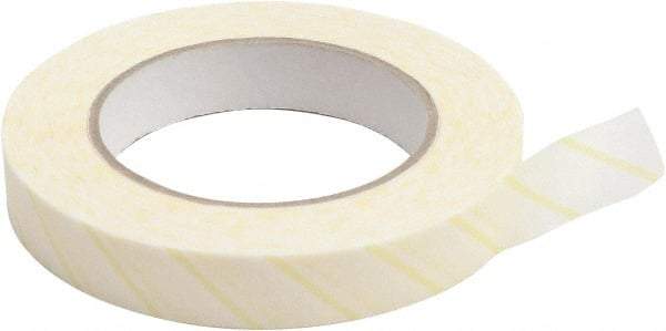 Dynalon Labware - White Paper Tape - 4-3/4" Wide x 164' Long x 3.937 mil Thick, Autoclavable with Minimum Temp 121 C/249 F, Changes Color From White to Brown - Eagle Tool & Supply