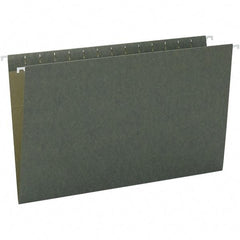 SMEAD - 14-5/8 x 9-1/2", Legal, Standard Green, Hanging File Folder - 11 Point Stock, 1/3 Tab Cut Location - Eagle Tool & Supply
