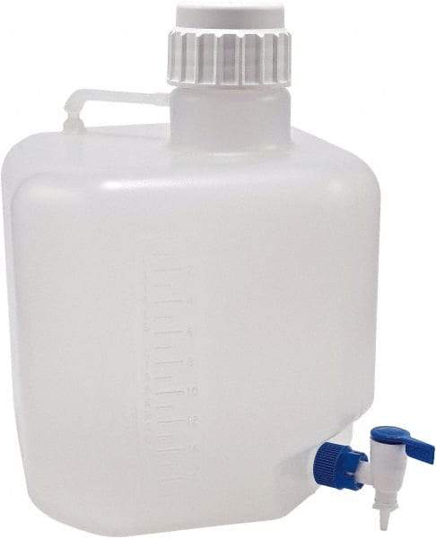 Dynalon Labware - 20,000 mL Carboy - Polypropylene, Translucent, 16-1/2" High x 11.8" Diam, 90mm Cap - Eagle Tool & Supply