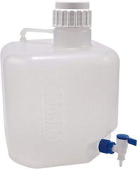 Dynalon Labware - 20,000 mL Carboy - Polypropylene, Translucent, 16-1/2" High x 11.8" Diam, 90mm Cap - Eagle Tool & Supply