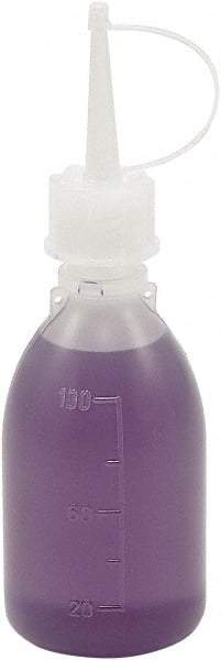 Dynalon Labware - 100 mL Dispensing Bottle - Polyethylene, Translucent, 5.7" High x 1.9" Diam, 15mm Cap - Eagle Tool & Supply