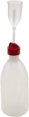 Dynalon Labware - 500 mL Dispensing Bottle - Polyethylene, Translucent, 12.8" High x 3" Diam - Eagle Tool & Supply