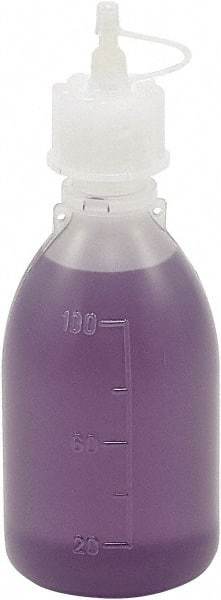 Dynalon Labware - 100 mL Dispensing Bottle - Polyethylene, Translucent, 5" High x 1.9" Diam, 15mm Cap - Eagle Tool & Supply