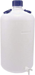 Dynalon Labware - 50,000 mL Carboy - Polyethylene, Translucent, 14.4" High x 13.8" Diam - Eagle Tool & Supply