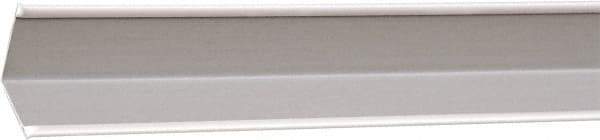 Armstrong World - 144" Long x 7/8" Wide, Hot-Dipped Galvanized Steel Angled Molding - ASTM C636 Specification, White - Eagle Tool & Supply