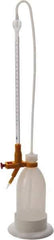 Dynalon Labware - 10 ml Borosilicate Glass Burette, Polyethylene Bottle Titrating Burette - 4-39/64" Diam x 22-7/16" High - Eagle Tool & Supply