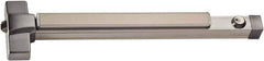 Ability One - 4" OAL Nonhanded Fire Rated Flatbar - Satin Stainless Steel Finish, 6200 Series - Eagle Tool & Supply