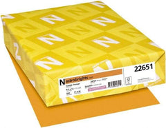 Neenah Paper - Cosmic Orange Colored Copy Paper - Use with Laser Printers, Inkjet Printers, Copiers - Eagle Tool & Supply